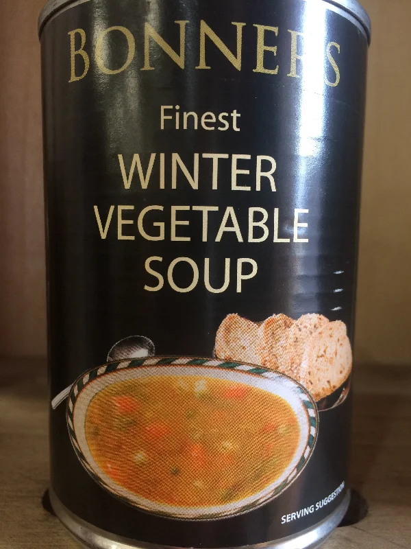- Air box TSA certified check-inBonners Finest Winter Vegetable Soup 400g