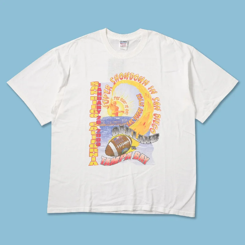 - Foldable and portable cat bagVintage 2003 Oakland vs. Tampa Bay T-Shirt XLarge