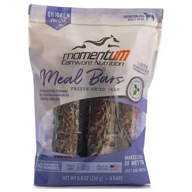 - Dog disposable foam shower gelMomentum Carnivore Nutrition Freeze-Dried Chicken Meal Bar 8.8oz - Dog disposable foam shower gelMomentum Carnivore Nutrition Freeze-Dried Chicken Meal Bar 8.8oz