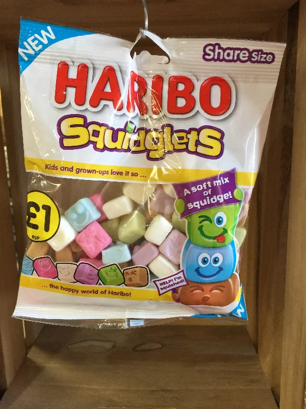 - Degradable pet feces bagHaribo Squidglets 180g
