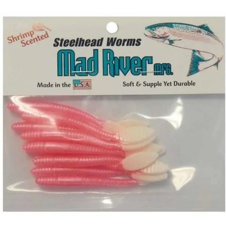 - Pet fence foldable indoorMad River Steelhead Worms - 3" - Pink/Purple/Pearl Tail