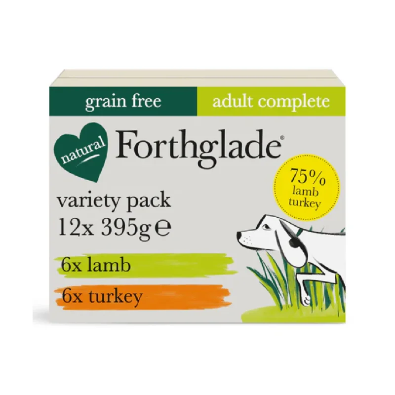 - Dog disposable foam shower gelForthglade Variety Pack | Grain Free Lamb & Turkey