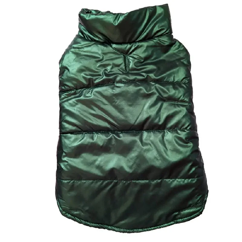  -Non-contact cat thermometerFashion Pet Metallic Puffy Dog Coats
