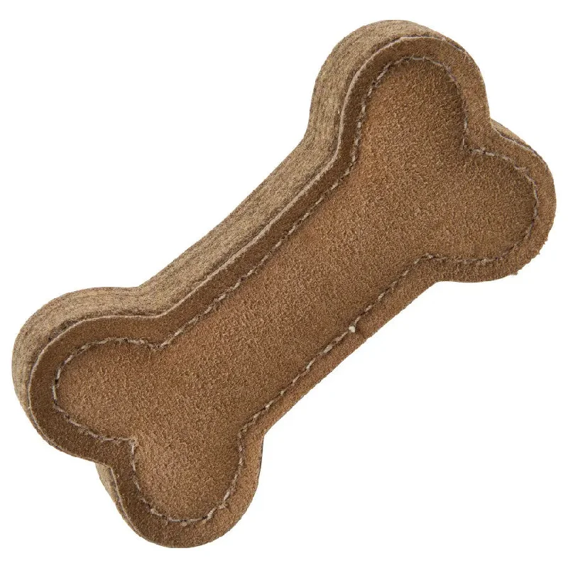 ---Spot Dura-fuse Leather Chunky Dog Toy 6 in