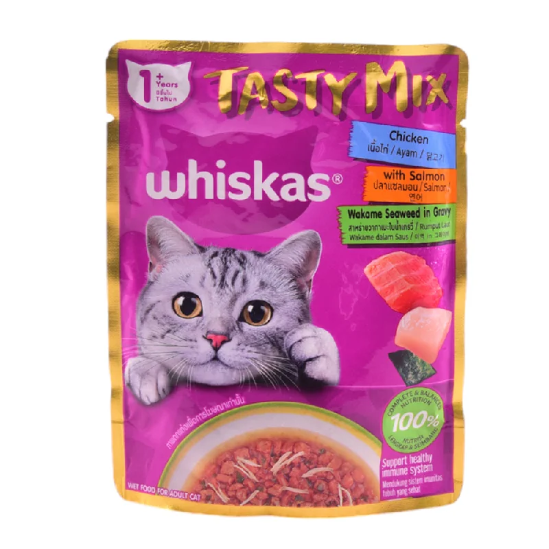  -Anti-scratch scratching board AND cat bed in oneWHISKAS CAT FOOD TASTY MIX CHICKEN SALMON & WAKAME SEAWEED 7
