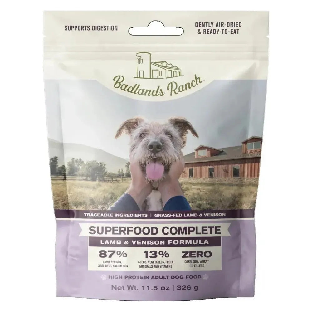 - Organic cotton dog bibsBadlands Ranch Superfood Complete Grain-Free Lamb & Venison Air-Dried Dog Food - Organic cotton dog bibsBadlands Ranch Superfood Complete Grain-Free Lamb & Venison Air-Dried Dog Food