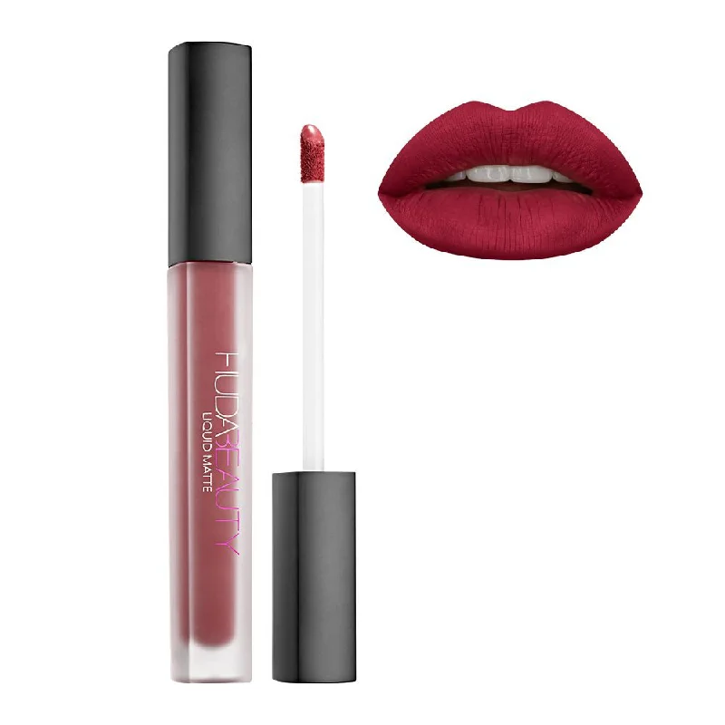 - Air box TSA certified check-inHUDA BEAUTY LIQUID MATTE LIPSTICK CHEERLEADER