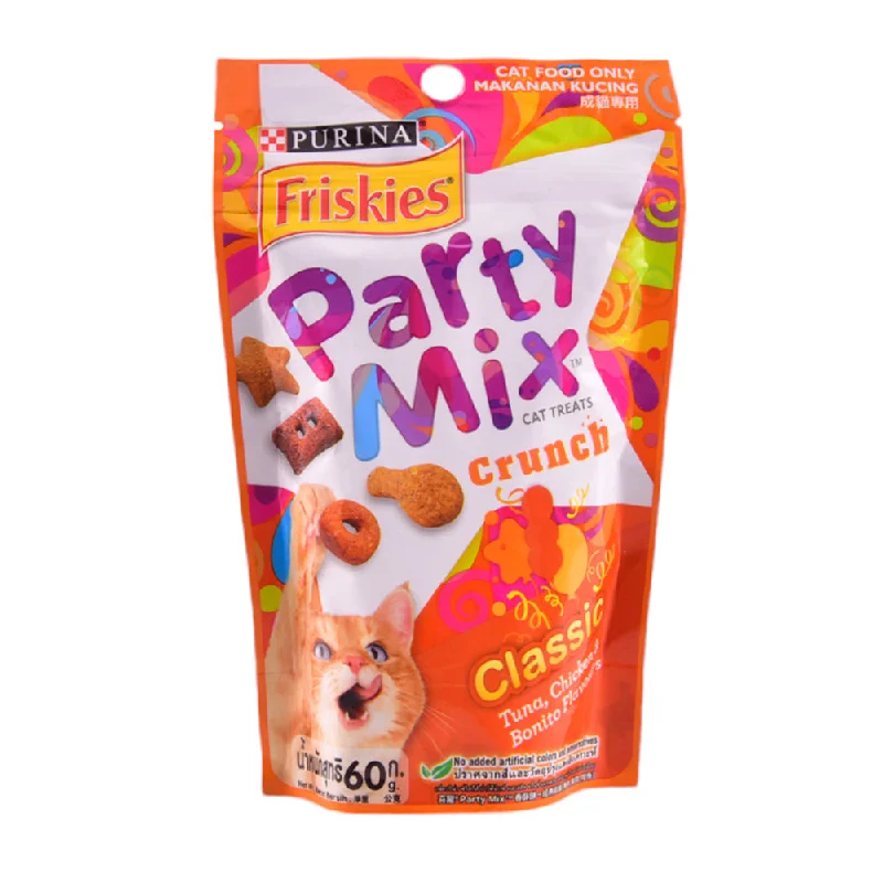 - Cat hair ball removal and hair removal creamPURINA FRISKIES CAT FOOD PARTY MIX CLASSIC 60G