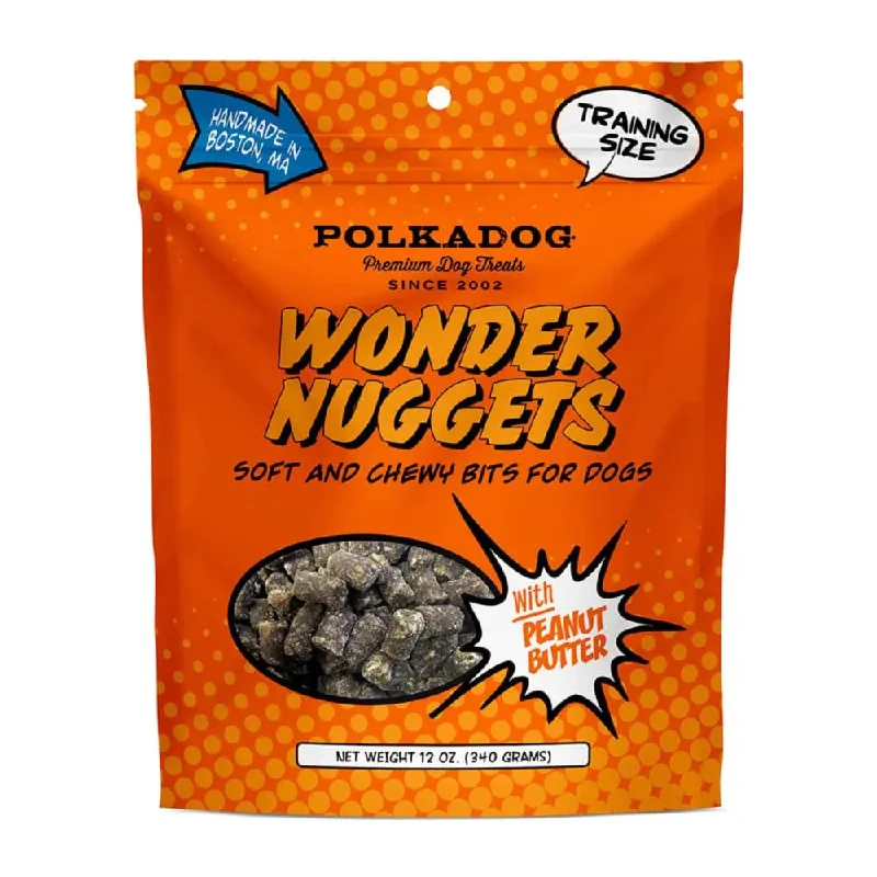 Pet ProductsPolka Dog Wonder Nuggets Peanut Butter Soft & Chewy Training Treats