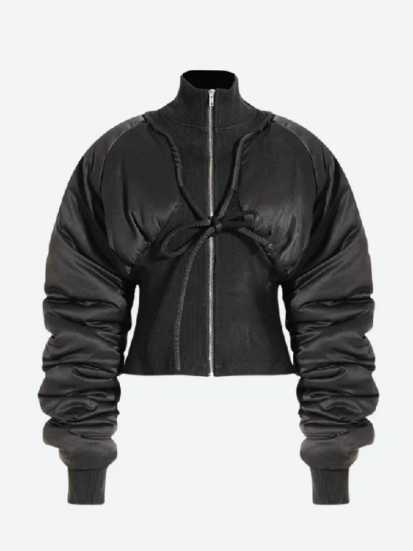 - Cat stress soothing sprayPuffer Corduroy Zip-Up Jacket