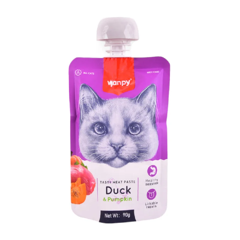 - Automatic induction pet water dispenserWANPY ADULT CAT TASTY MEAT PASTE DUCK & PUMPKIN POUCH 90 GM