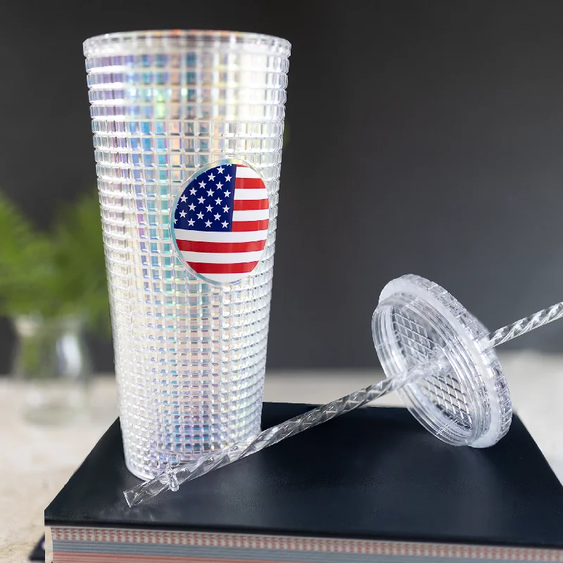 - Postoperative pet anti-licking Elizabethan collarFlag Tumbler with Straw