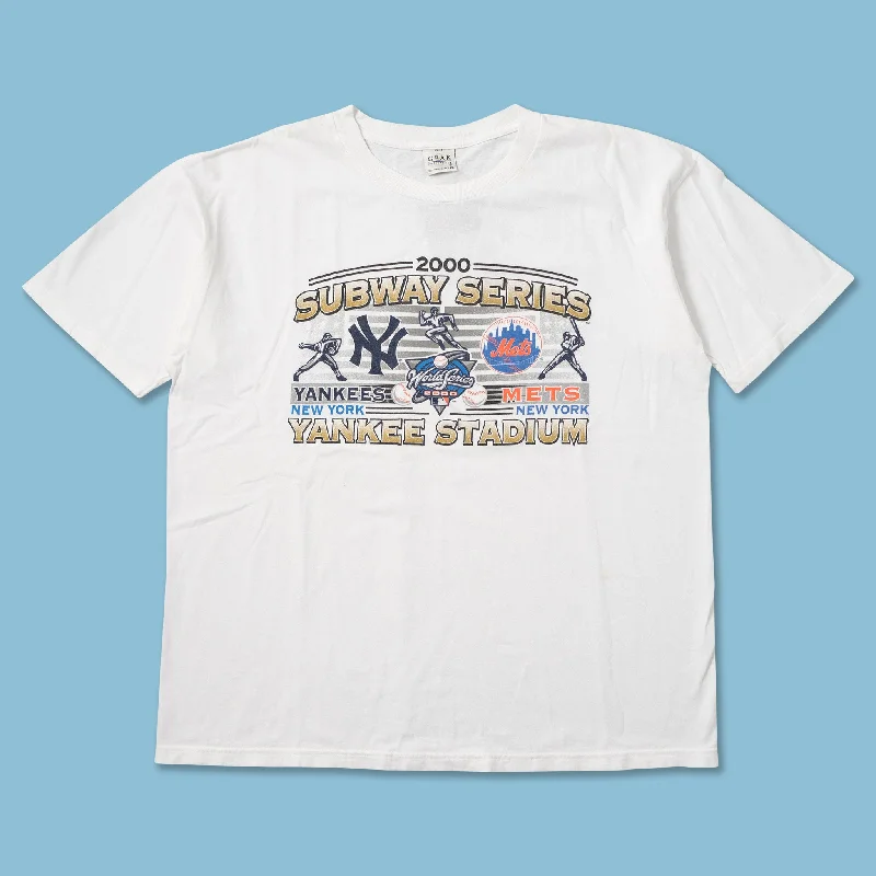 -Splash-proof food bowl AND Anti-choking slow food bowlVintage 2000 Subway Series T-Shirt XLarge -Splash-proof food bowl AND Anti-choking slow food bowlVintage 2000 Subway Series T-Shirt XLarge