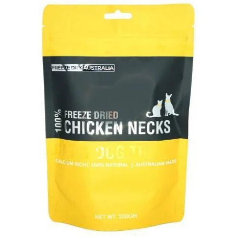  . **Brand-Related**  Freeze Dry Australia Chicken Necks Natural Treats for Cats and Dogs 100g