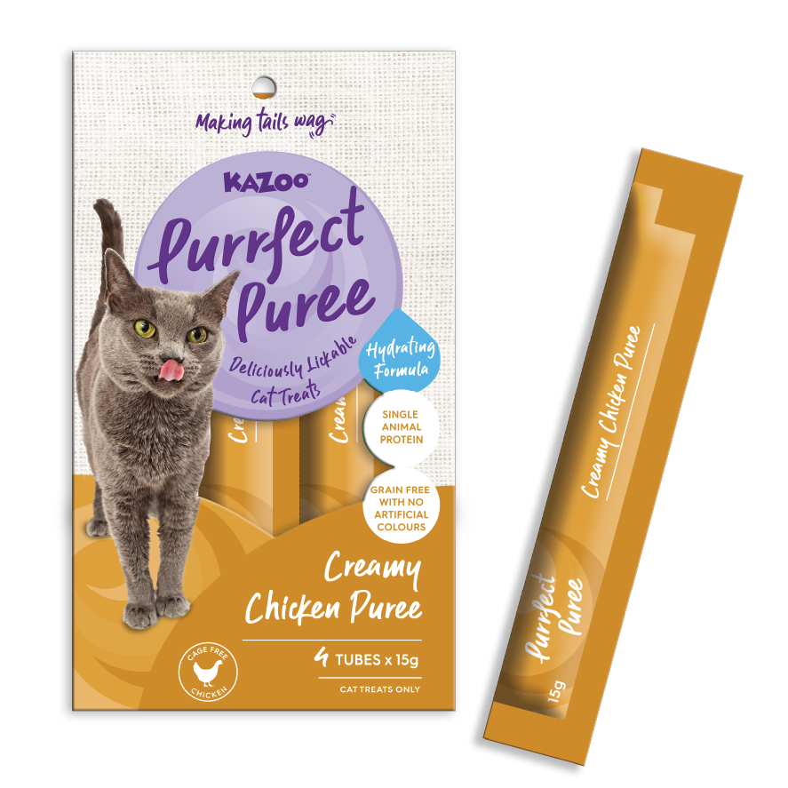 - Winter warm clothes for short-haired dogsPurrfect Puree Cat Treat - Chicken