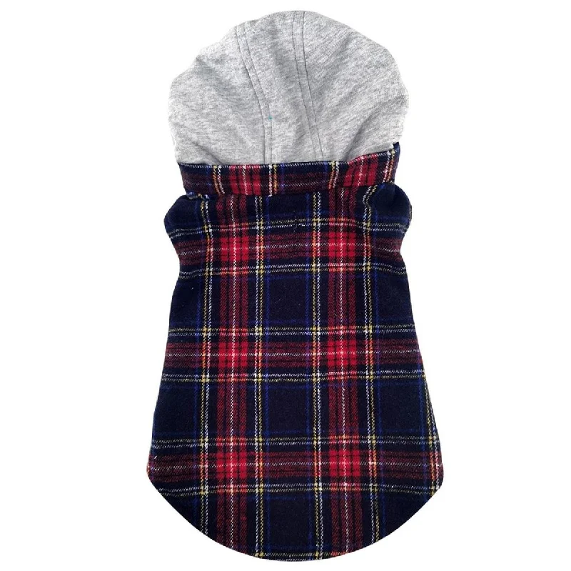 Pet anti-flea collarQuilted Dog Sweatshirt Hoodie Red/Black