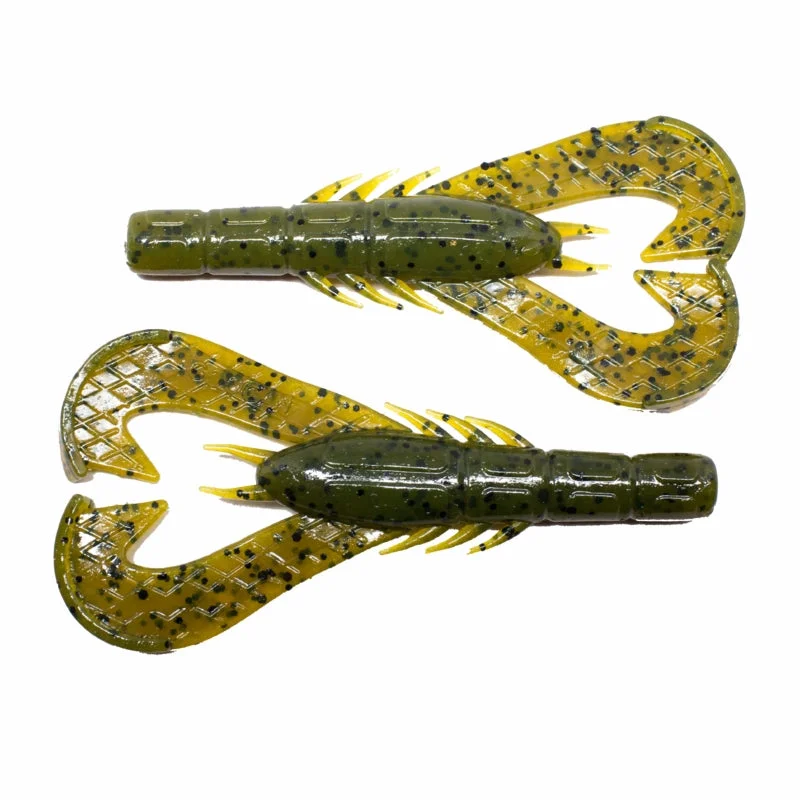 - Dog heart rate monitoring collarGoogan Baits Krackin' Craw Soft Bait, Green Pumpkin