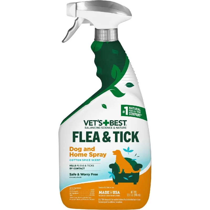 - ​​Christmas pet Christmas clothingVet's Best Cotton Spice Scent Flea & Tick Dog and Home Spray
