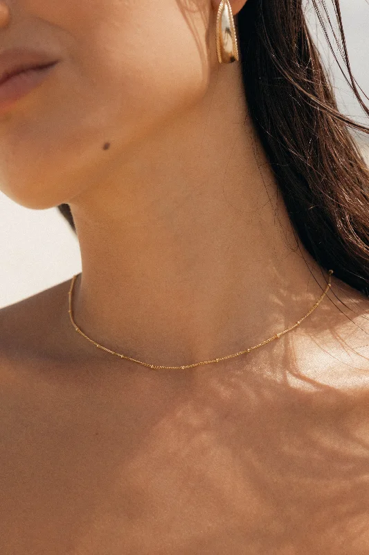 - Natural latex pet mattressMiranda Necklace - Gold