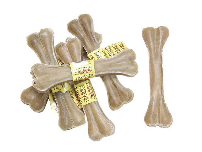    - Outdoor cat food  Single Burgham CattleRanch Pressed Rawhide Bone 8.25 in D-6088