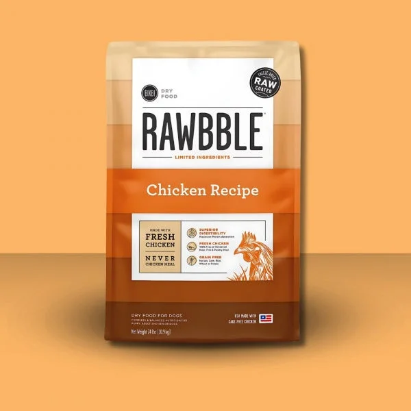  -High-fiber dog foodRawbble Chicken 24#