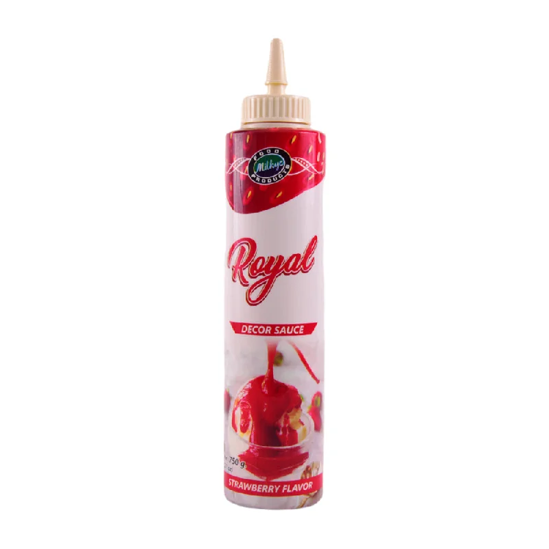- Air box TSA certified check-inMILKY ROYAL DECOR SAUCE STRAWBERRY FLAVOUR 750 GM