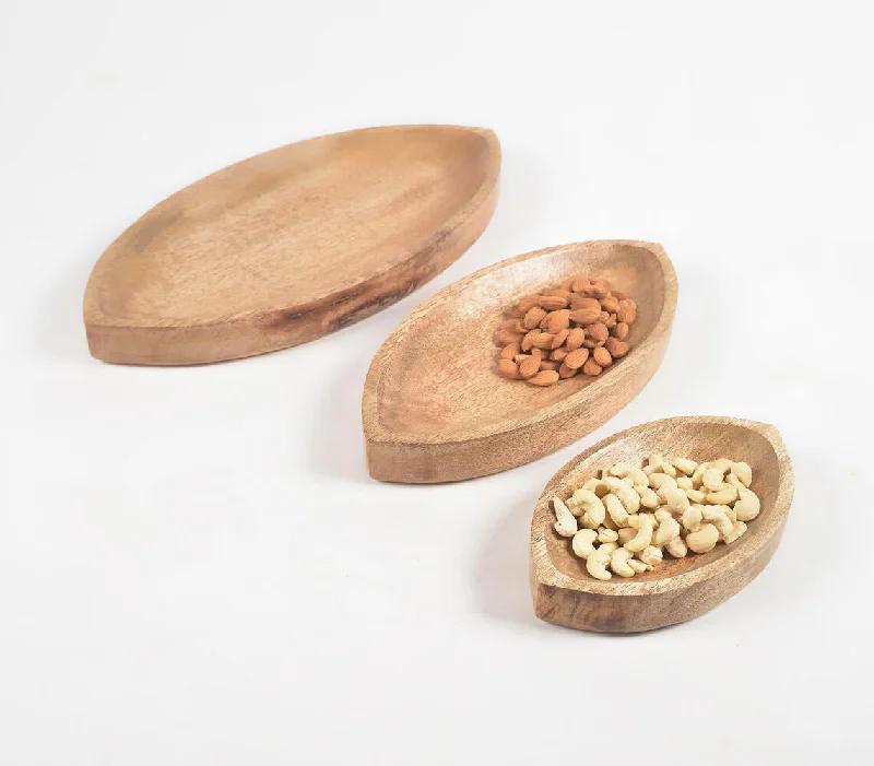 - Car dog seat beltMarquise-Shaped Mango Wood Trays (set of 3)