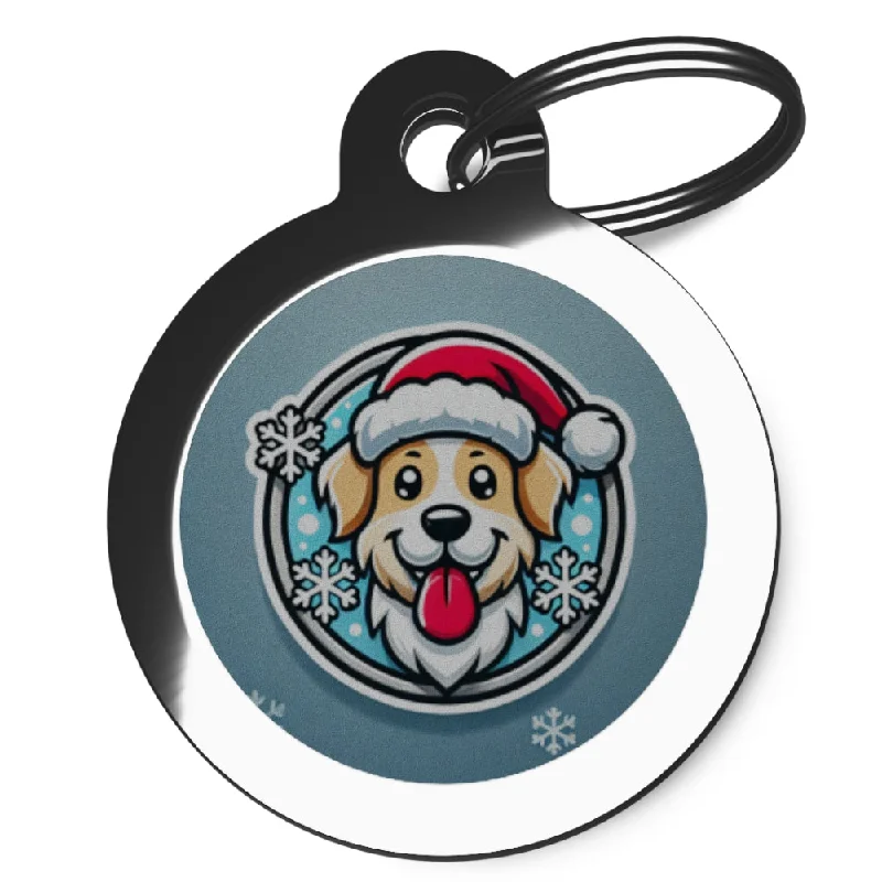 - Foldable and portable cat bagChristmas Doggie Dog Tag