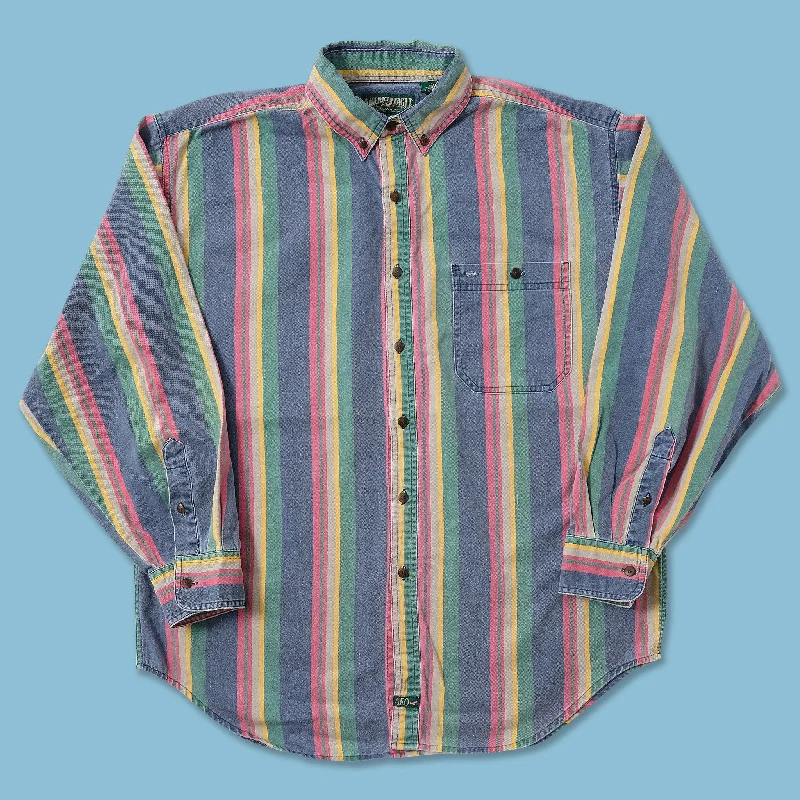 - Organic cotton dog bibsVintage Striped Shirt Large