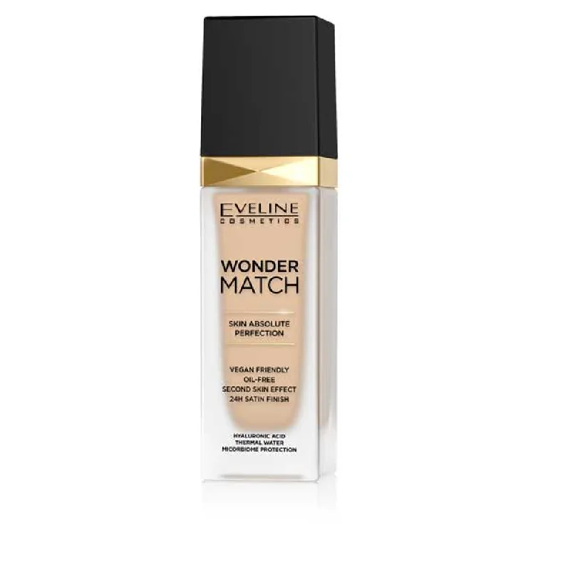 ---EVELINE WONDER MATCH FOUNDATION 10 LIGHT VANILLA 30ML