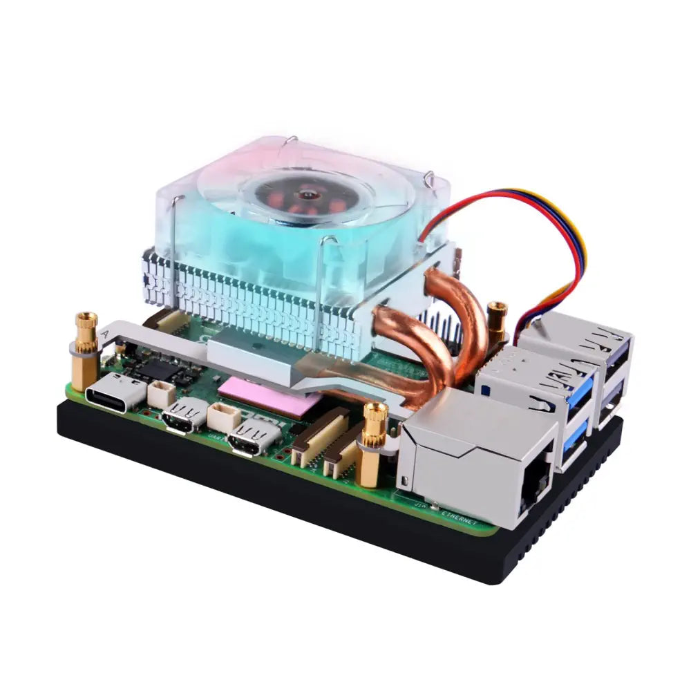 - Cat hair ball removal and hair removal cream52Pi Low-Profile ICE Tower Cooling Fan RGB LED Light for Raspberry Pi 5 - Cat hair ball removal and hair removal cream52Pi Low-Profile ICE Tower Cooling Fan RGB LED Light for Raspberry Pi 5