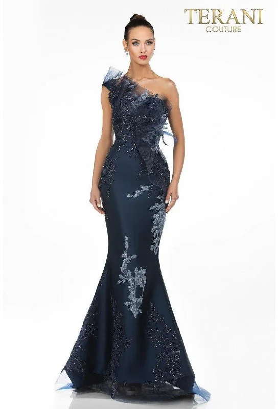 Terani Couture 1911E9095 Navy 22 Sale